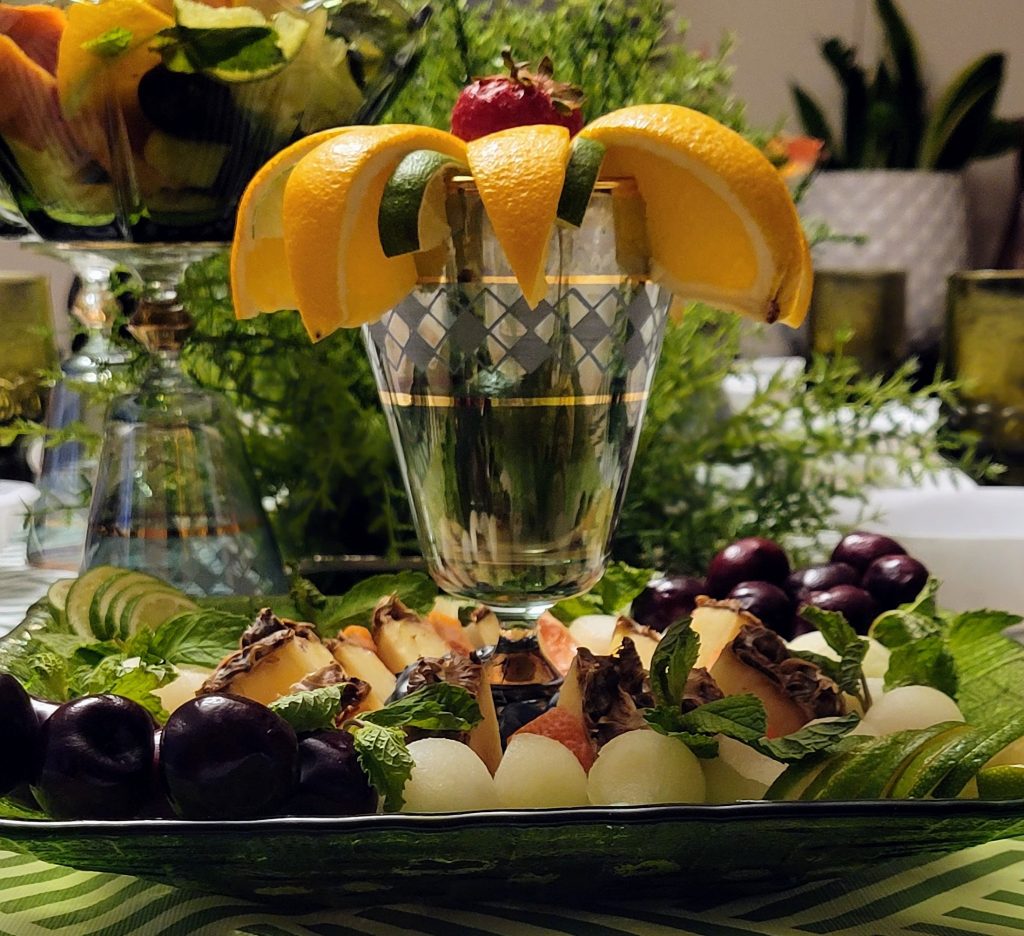 Fruit display · carved centrepieces · 28 July 2026